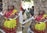 చేతబడి చేస్తోందంటూ 60 ఏళ్ల వృద్ధురాలిపై దాడి.. చెట్టుకు కట్టేసి చితకబాదిన గ్రామస్తులు (వీడియో చూడండి)