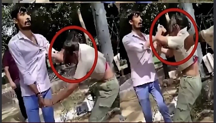 పార్కులో ప్రియుడితో దొరికిన భార్య.. చితక్కొట్టిన భర్త (వీడియో చూడండి)